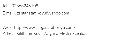 Zargana Tatil Ky telefon numaralar, faks, e-mail, posta adresi ve iletiim bilgileri
